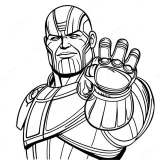 Thanos Mit Dem Infinity Handschuh Ausmalbild 134137-66265