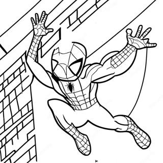 Spider Man Schwingend Ausmalbild 134140 66278