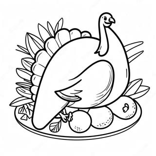 Thanksgiving Truthahn Ausmalbild 134162-66285