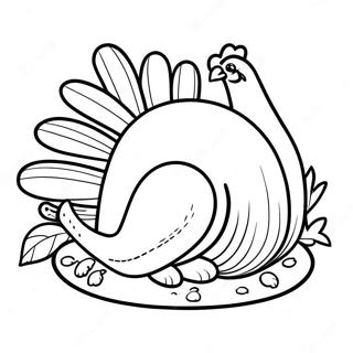 Thanksgiving Truthahn Ausmalbild 134162-66288