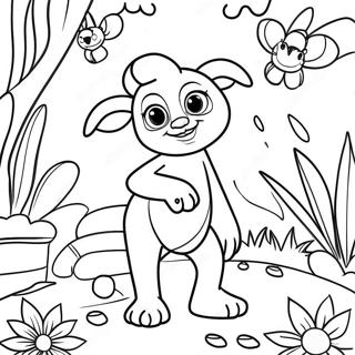 Bunte Garten Von Ban Ban 4 Charaktere Ausmalbild 134314-66407