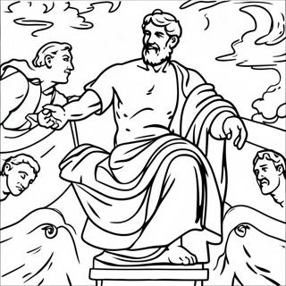 Lebendige Sixtinische Kapelle Kunst Ausmalbild 134366-66450