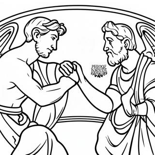 Sixtinische Kapelle Michelangelos Figuren Ausmalbild 134368-66457