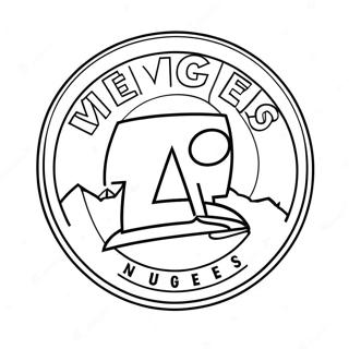 Denver Nuggets Logo Ausmalbild 134416-66486