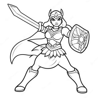 She Ra In Kampfanzug Ausmalbild 134596-66626
