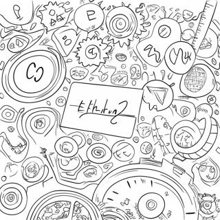 Bunte Physik Gleichungen Ausmalbild 134728 66733