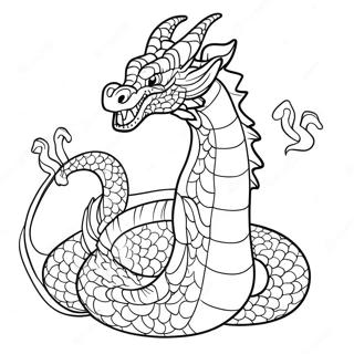 Majestatischer Shenron Drache Ausmalbild 134777-66765