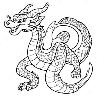 Majestatischer Shenron Drache Ausmalbild 134777-66766