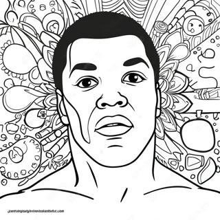 Muhammad Ali Ausmalbild 134827-66802