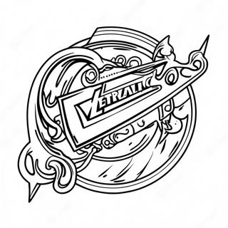 Metallica Logo Ausmalbild 134881-66852