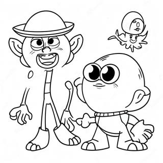 Halloween Aliens Aus Toy Story Ausmalbild 135113-67037
