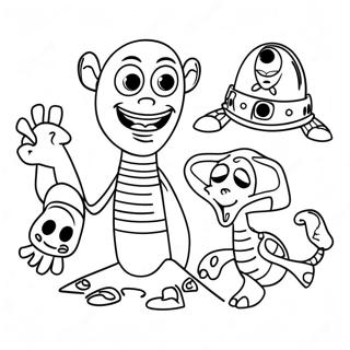 Halloween Aliens Aus Toy Story Ausmalbild 135113-67039