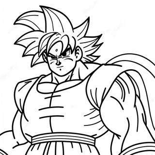 Goku Super Saiyan 4 Ausmalbilder