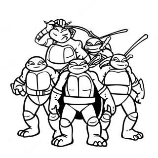 Tmnt 2012 Ausmalbilder