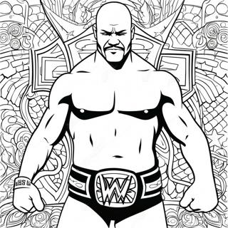 Wwe Superstar Einlass Ausmalbild 135726 67513