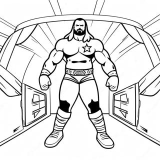 Wwe Superstar Einlass Ausmalbild 135726 67516