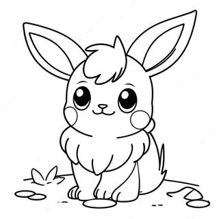 Niedliches Evoli Pokemon Ausmalbild 136084 67794