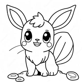 Niedliches Evoli Pokemon Ausmalbild 136084 67795