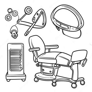 Detailliertes Ausmalbild Medizinischer Gerate 136108-67811