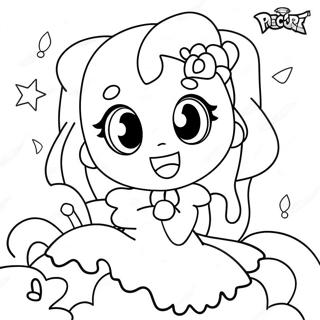 Precure Transformationsszene Ausmalbild 136209-67891