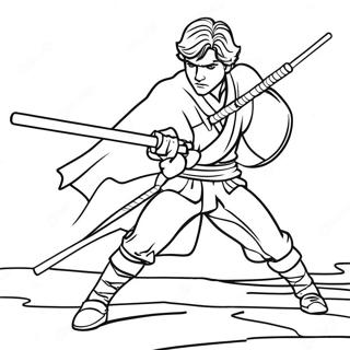 Anakin Skywalker Im Kampf Ausmalbild 136259-67928