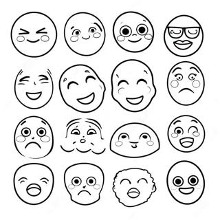 Emotionen Gesichter Ausmalbild Psychologie 136336 67989