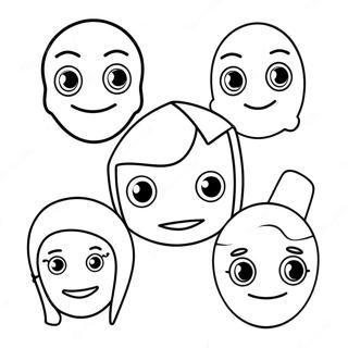 Emotionen Gesichter Ausmalbild Psychologie 136336 67990