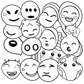 Emotionen Gesichter Ausmalbild Psychologie 136336 67992