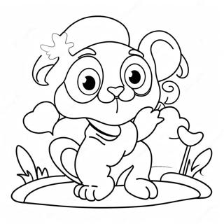 Witziges Cartoon Charakter Zitat Ausmalbild 136465-68096