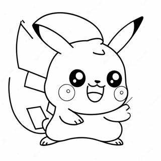 Niedliches Chibi Pikachu Ausmalbild 136721-68286