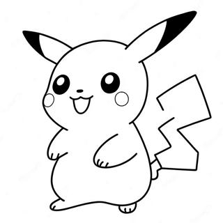 Niedliches Chibi Pikachu Ausmalbild 136721-68287