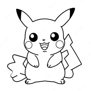 Niedliches Chibi Pikachu Ausmalbild 136721-68434