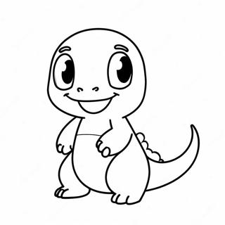 Liebenswertes Chibi Charmander Ausmalbild 136722-68437