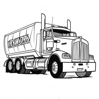 Kenworth Lkw Ausmalbilder