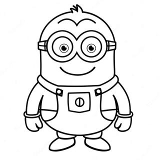 Abenteuerlicher Minion Ausmalbild 137082-68721