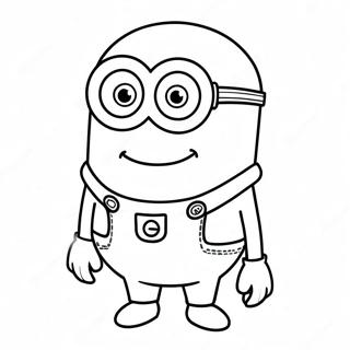Abenteuerlicher Minion Ausmalbild 137082-68723