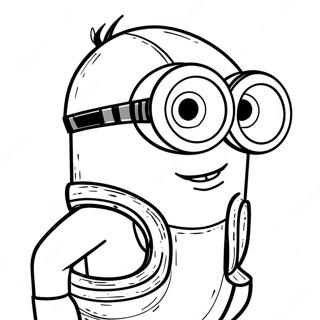 Abenteuerlicher Minion Ausmalbild 137082-68724