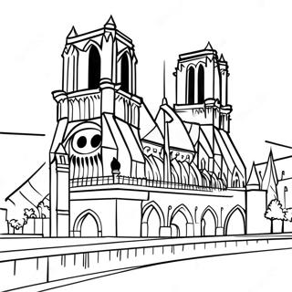 Notre Dame Ausmalbilder