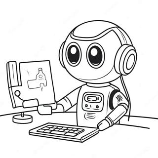 Freundlicher Ki Assistent Ausmalbild 137364 68939
