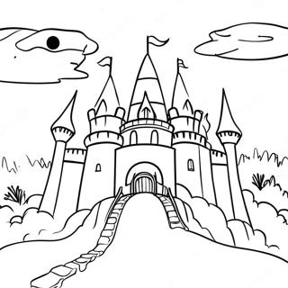 Mysteroses Schloss Ausmalbild 137698-69202