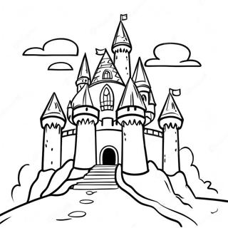 Mysteroses Schloss Ausmalbild 137698-69203