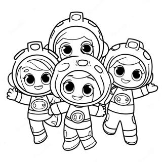 Team Umizoomi Charaktere Ausmalbild 137722-69218