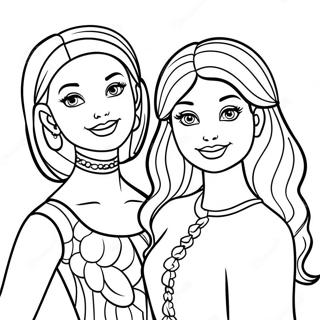 Barbie Puppe Ausmalbilder