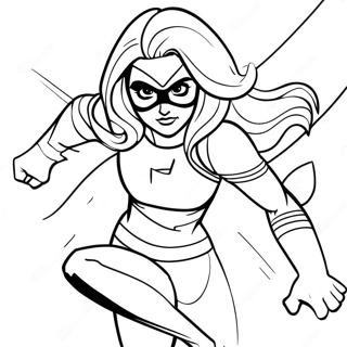 Ms Marvel In Aktion Ausmalbild 137798-69275