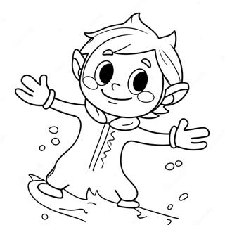 Verspielter Jack Frost Ausmalbild 137901-69360