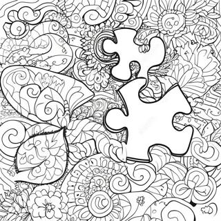 Buntes Puzzle Ausmalbild 138183-69573