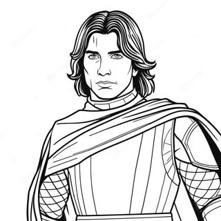 Kylo Ren Ausmalbilder