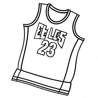 Retro Nba Trikot Ausmalbild 138287-69658