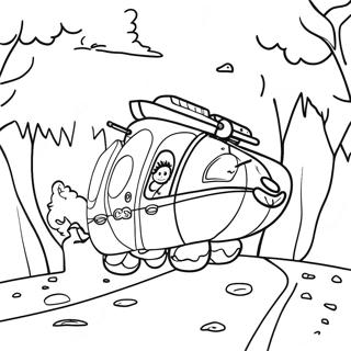 Dtkl Abenteuerszene Ausmalbild 138312-69677