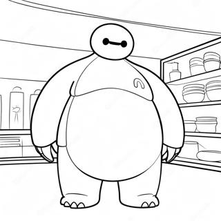 Baymax Ausmalbilder